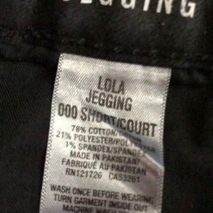 Aeropostale Jeans - Black Aeropostale Lola Jegging Size 000 Short Aeropostale Jeans - Black Aeropostale Lola Jegging Size 000 Short